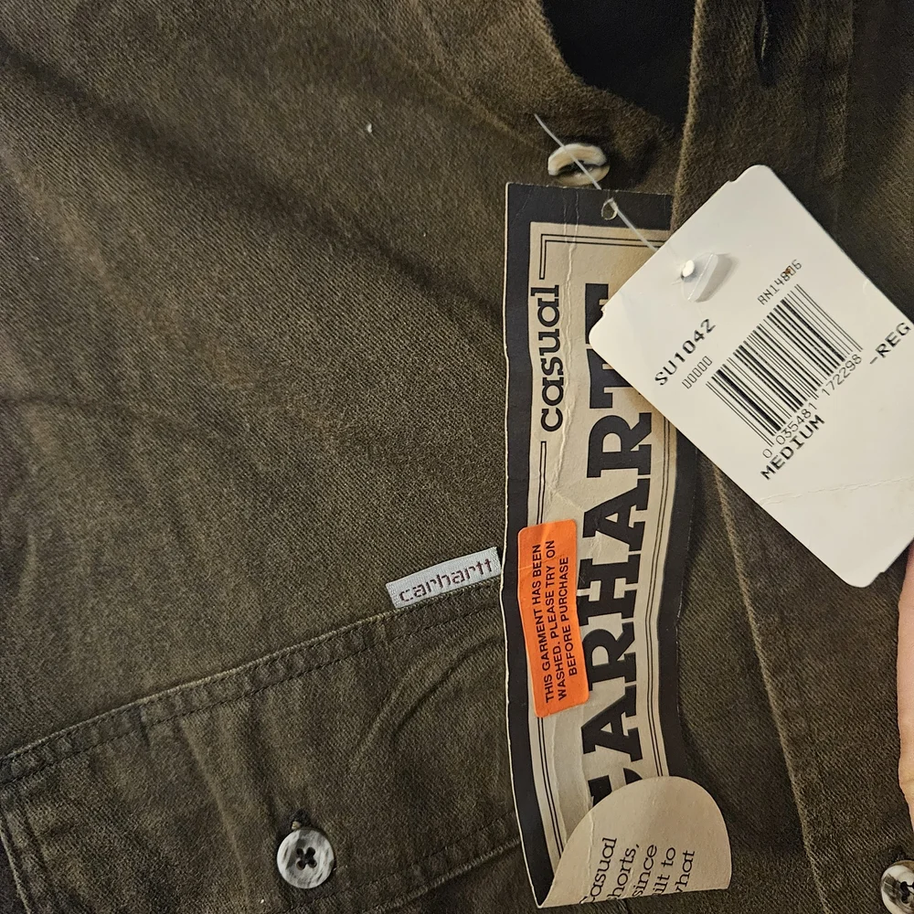 Carhartt Men's Brown Casual Button Down Shirt - Picture 2 of 4